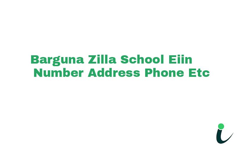 Barguna Zilla School EIIN Number Phone Address etc