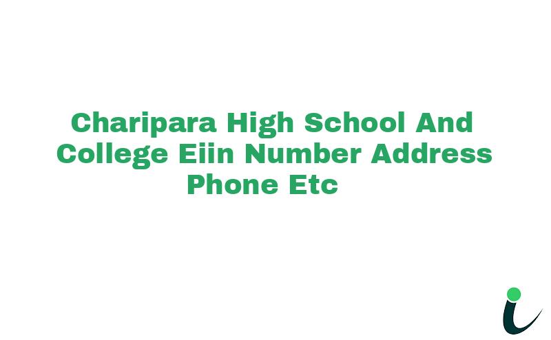 Charipara High School And College EIIN Number Phone Address etc