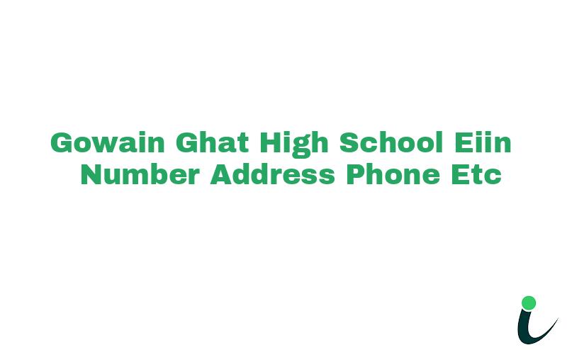 Gowain Ghat High School EIIN Number Phone Address etc