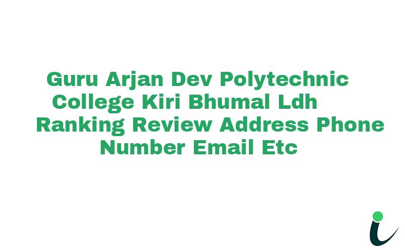 Vill. -Kiri Bhumal, P.O.
Madarpura. Teh. Jagraon
(Ludhiana) Ranking Review Rating Address 2024