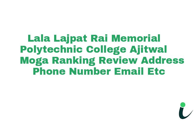 Vpo. Ajitwal Moga Ranking Review Rating Address 2024