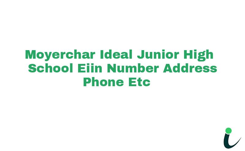 Moyerchar Ideal Junior High School EIIN Number Phone Address etc
