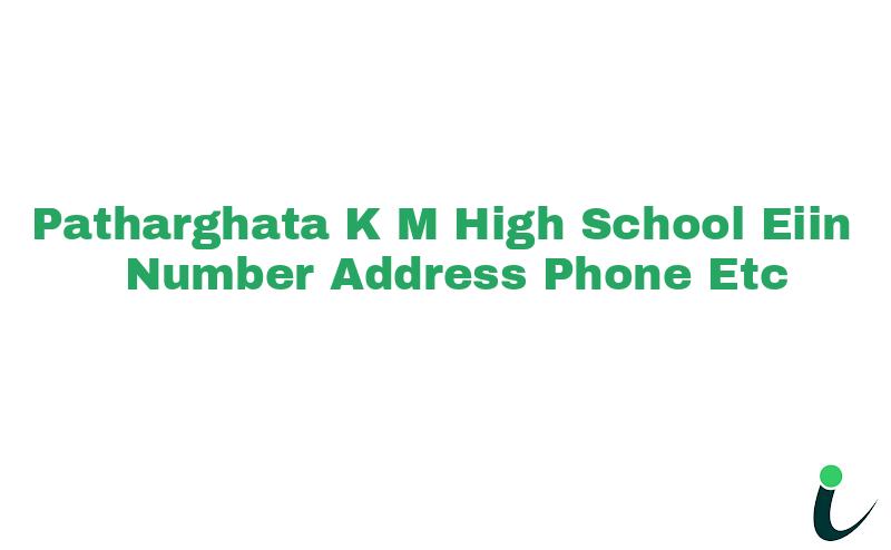 Patharghata K. M. High School EIIN Number Phone Address etc