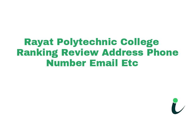 Rayat Technology Campus,
Railmajra, Tehsil Balachaur, Punjab, 144533 Ranking Review Rating Address 2023