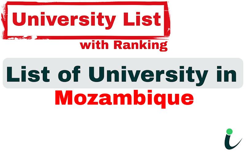 Mozambique all university ranking and list