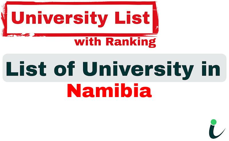 Namibia all university ranking and list
