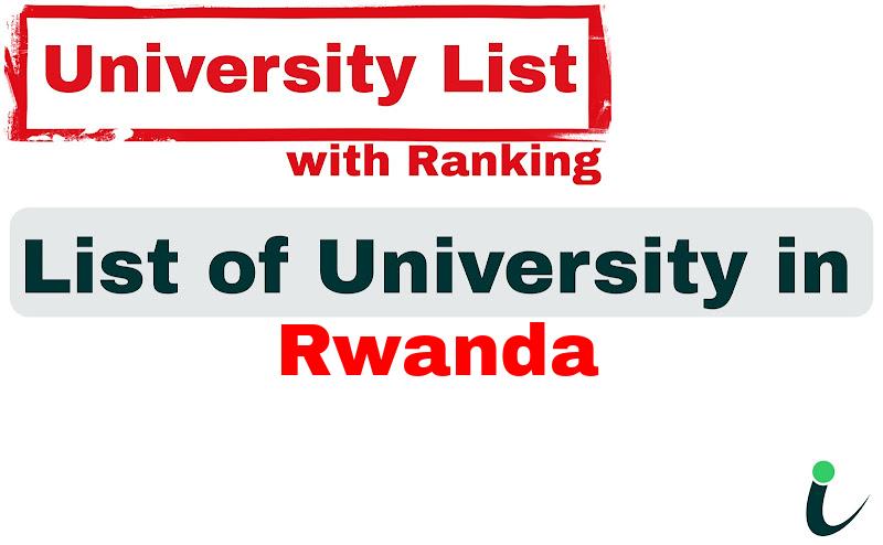 Rwanda all university ranking and list