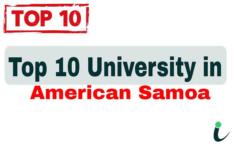 Top 10 University in American Samoa