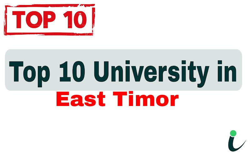Top 10 University in East Timor