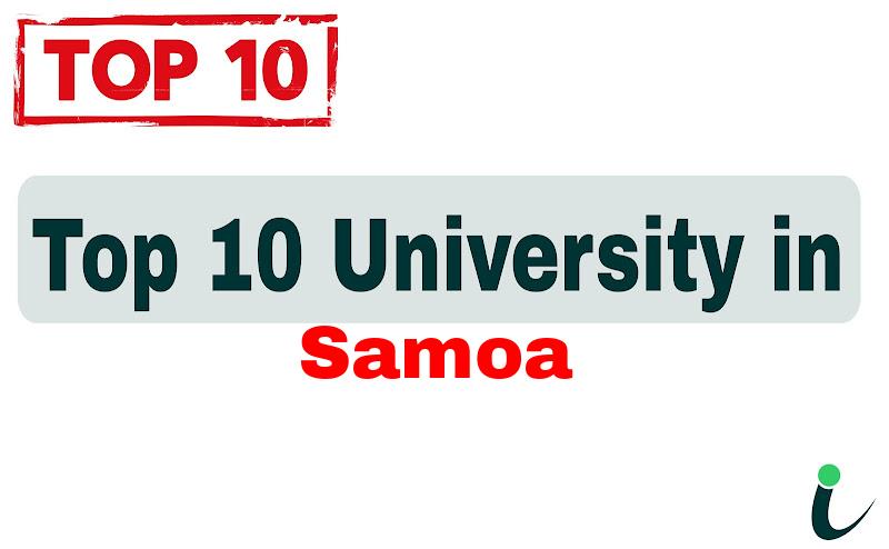 Top 10 University in Samoa