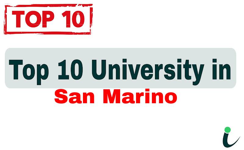Top 10 University in San Marino
