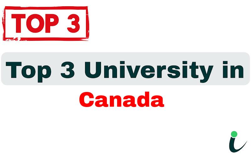 Top 3 University in Canada