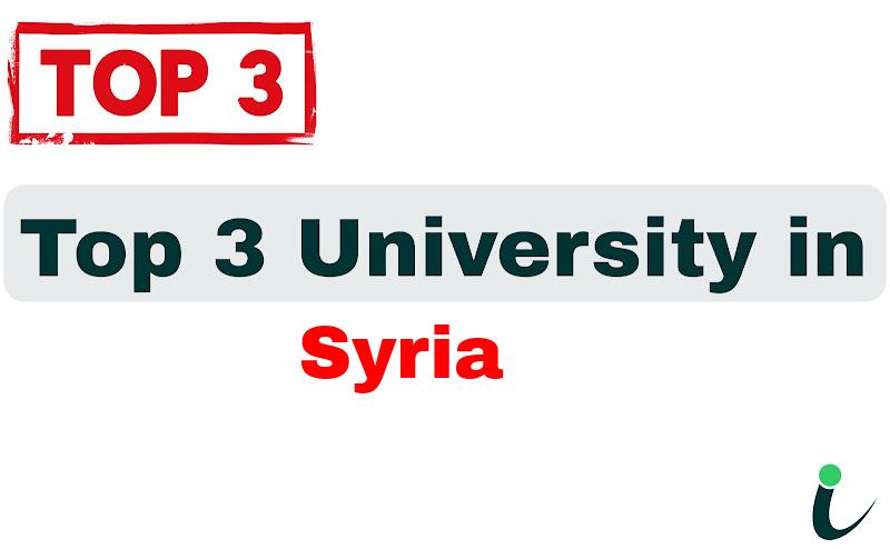 Top 3 University in Syria