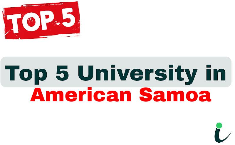 Top 5 University in American Samoa