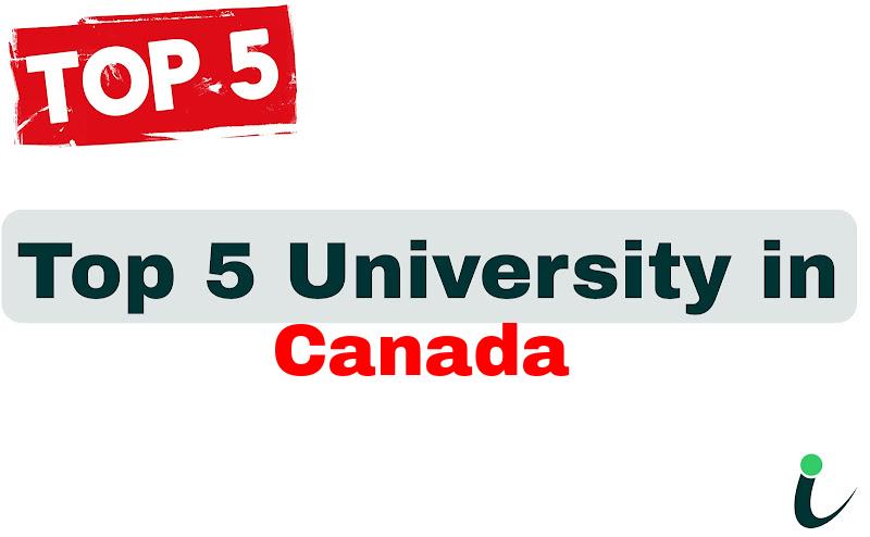 Top 5 University in Canada