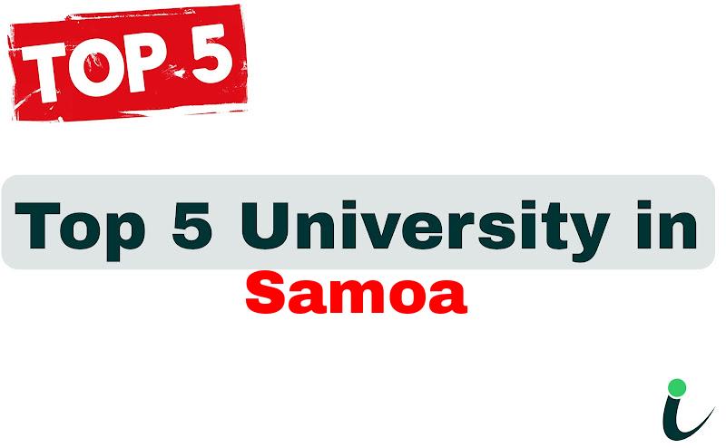 Top 5 University in Samoa