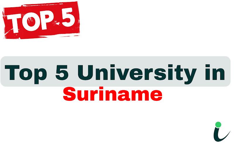 Top 5 University in Suriname